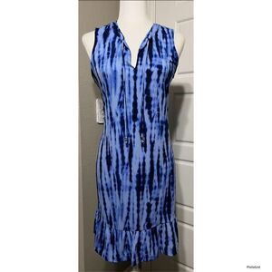 Michael Kors Midnight Blue Midi Dress